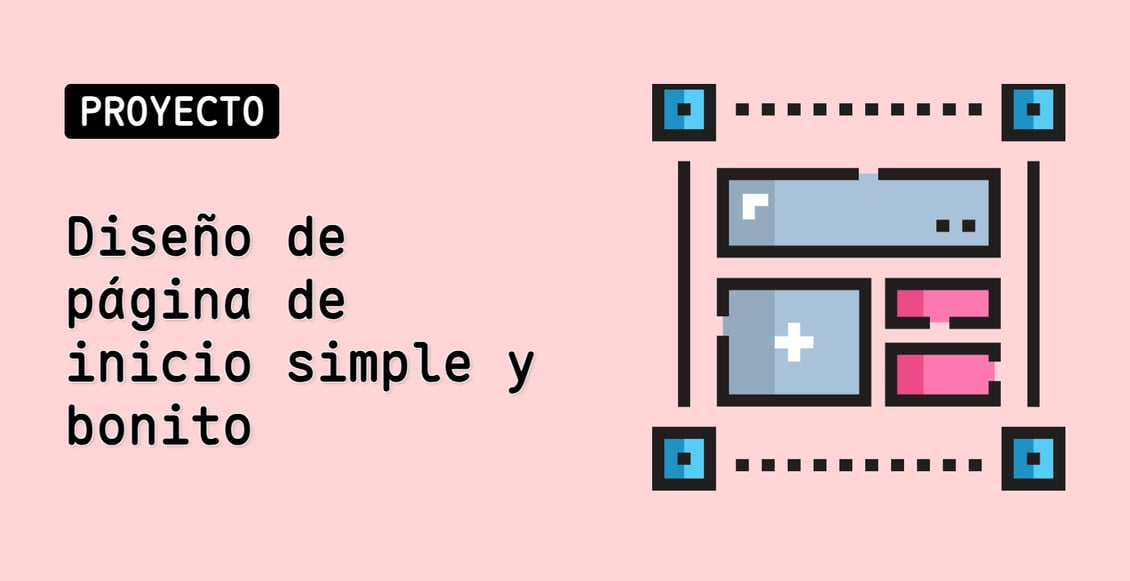Diseño de página de inicio simple y bonito