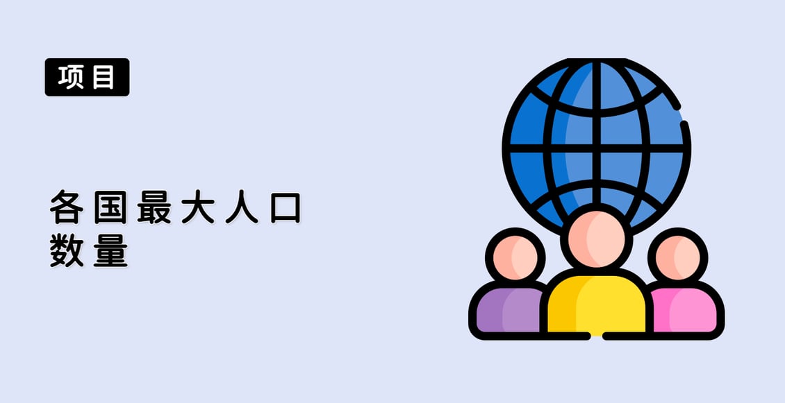 各国最大人口数量