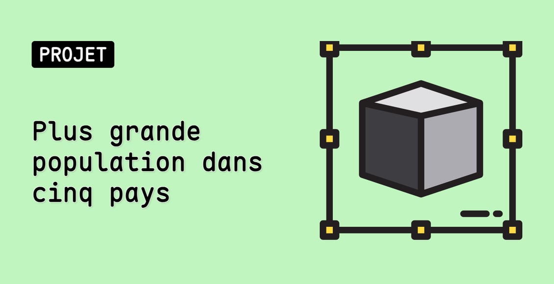 Plus grande population dans cinq pays