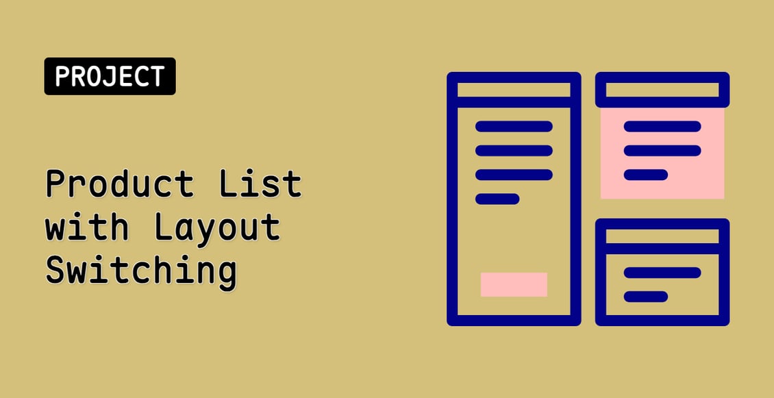 Product List with Layout Switching