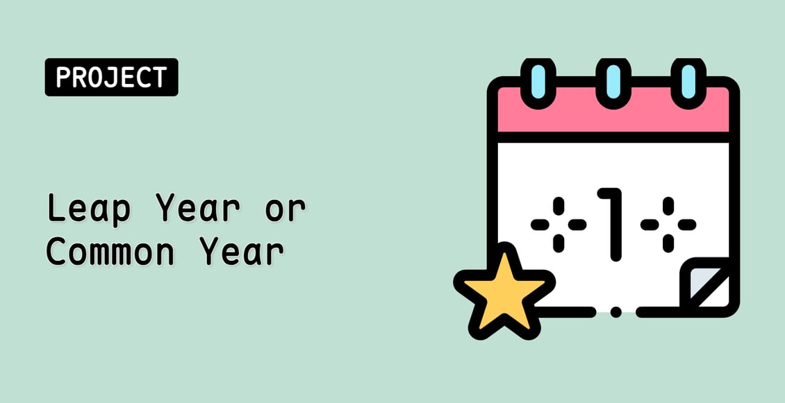 Leap Year or Common Year