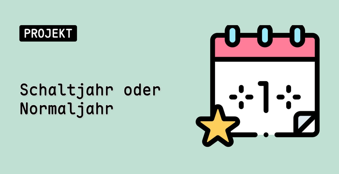 Schaltjahr oder Normaljahr