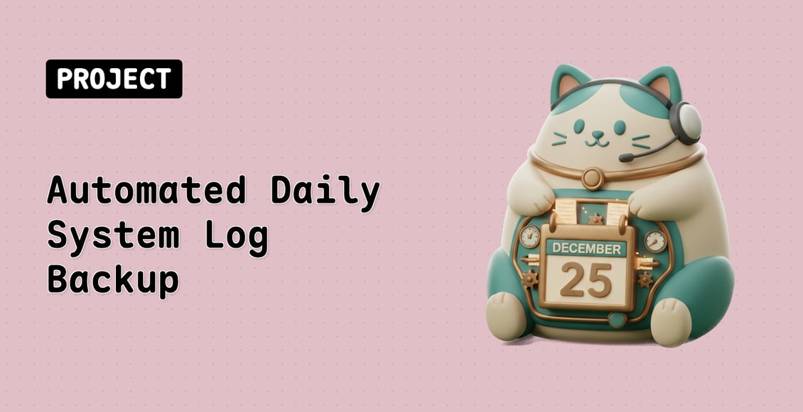 Automated Daily System Log Backup