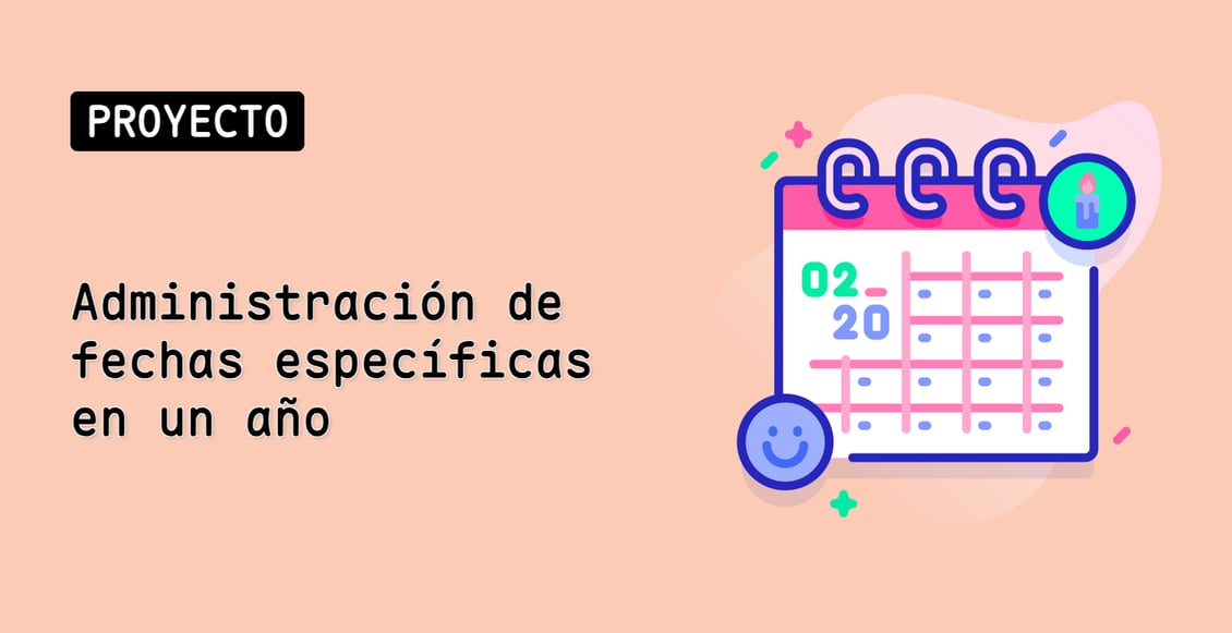 Administración de fechas específicas en un año