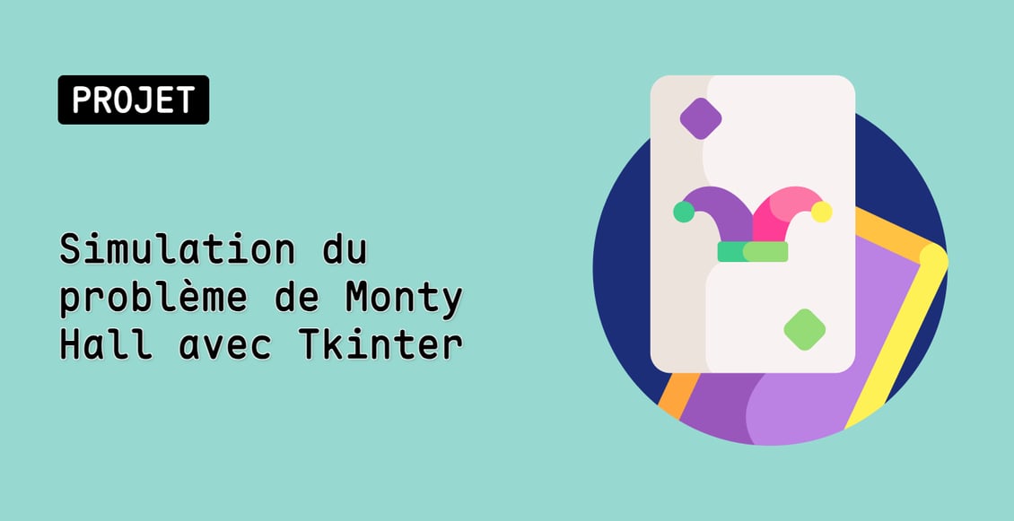 Simulation du problème de Monty Hall avec Tkinter