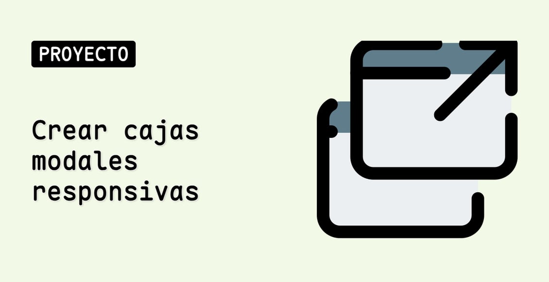 Crear cajas modales responsivas