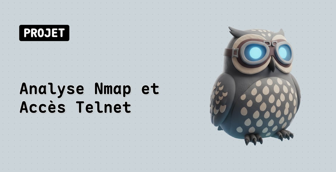 Analyse Nmap et Accès Telnet