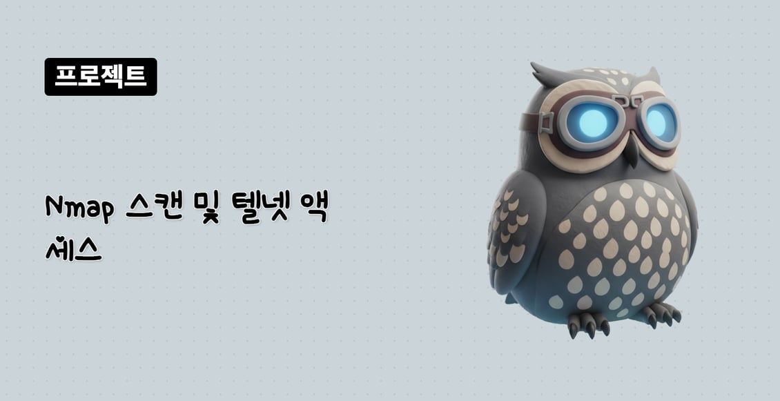 Nmap 스캔 및 텔넷 액세스