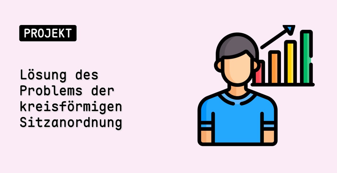 Lösung des Problems der kreisförmigen Sitzanordnung