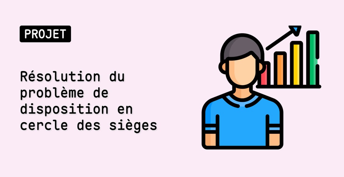 Résolution du problème de disposition en cercle des sièges