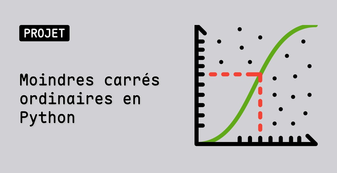 Moindres carrés ordinaires en Python