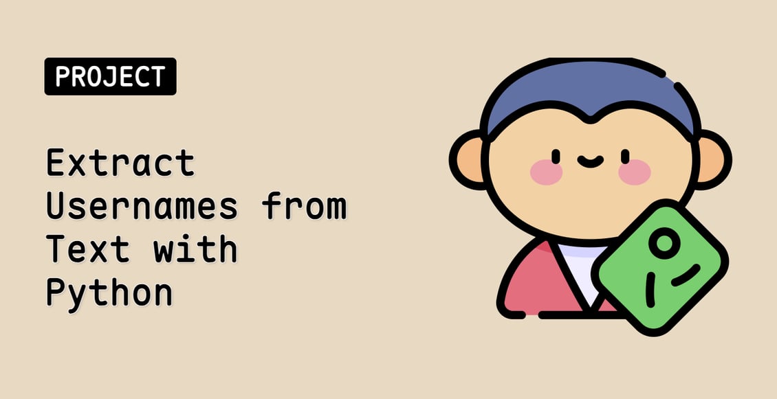 Extract Usernames from Text with Python