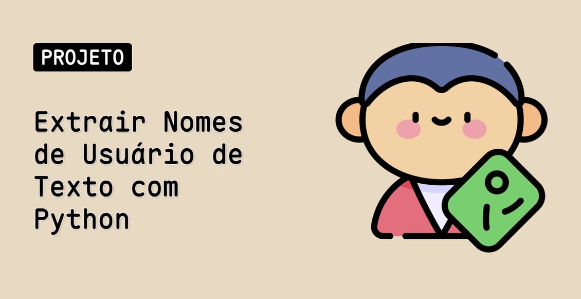 Extrair Nomes de Usuário de Texto com Python