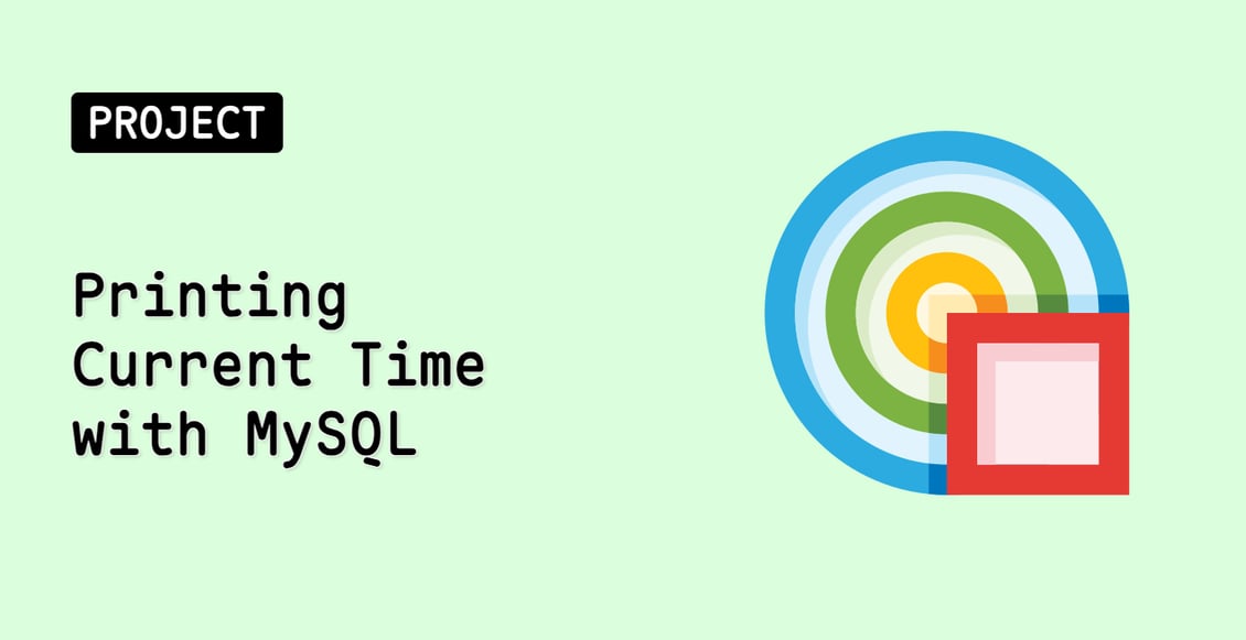 Printing Current Time with MySQL