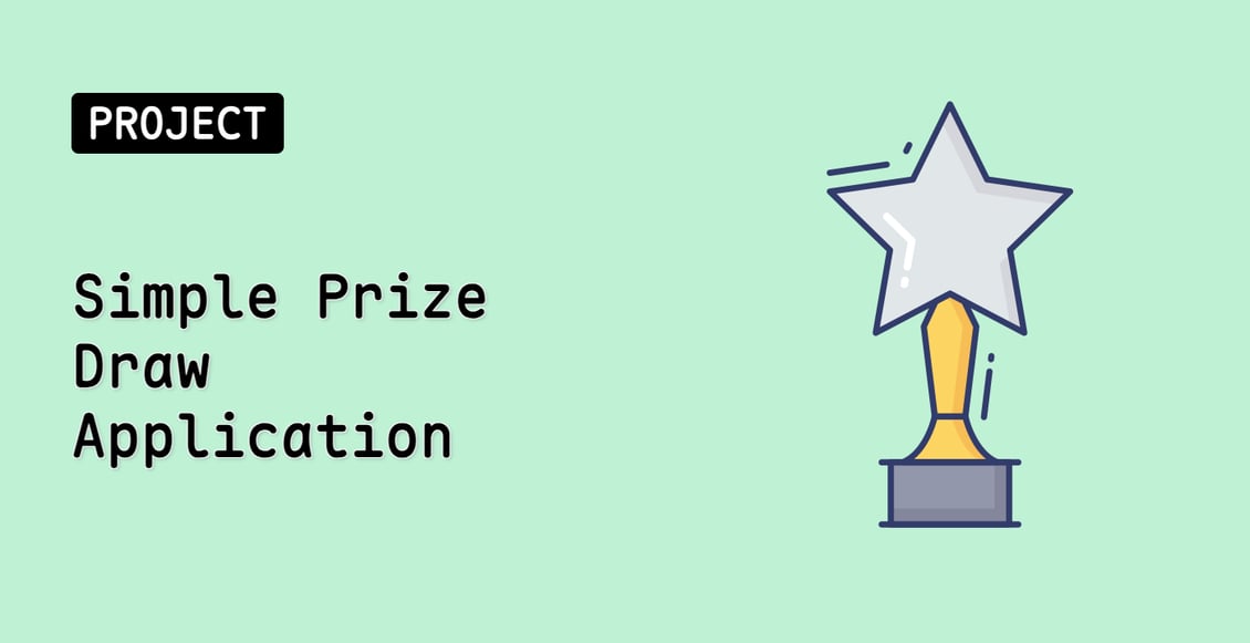 Simple Prize Draw Application