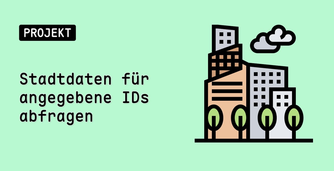 Stadtdaten für angegebene IDs abfragen