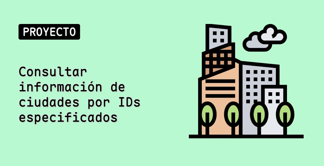 Consultar información de ciudades por IDs especificados