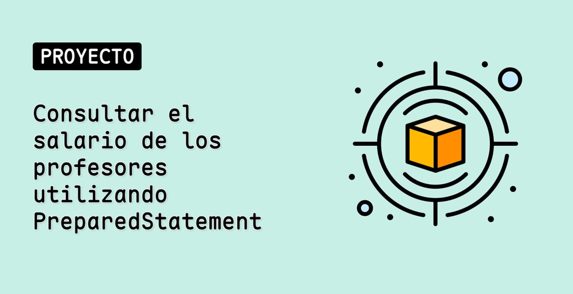 Consultar el salario de los profesores utilizando PreparedStatement