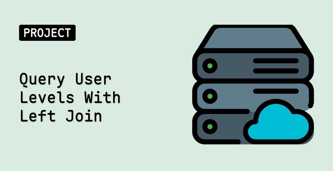 Query User Levels With Left Join