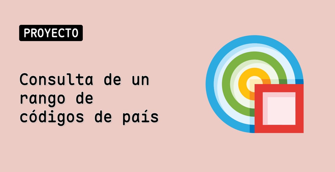 Consulta de un rango de códigos de país