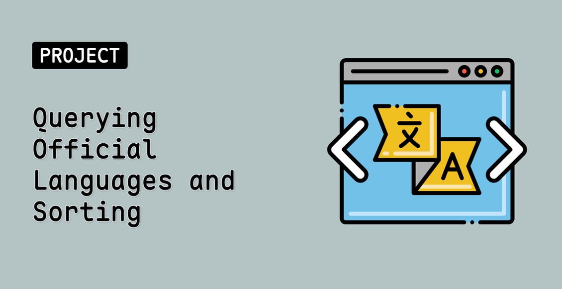 Querying Official Languages and Sorting
