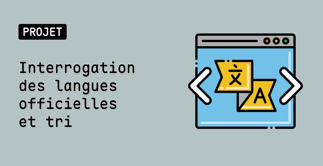 Interrogation des langues officielles et tri