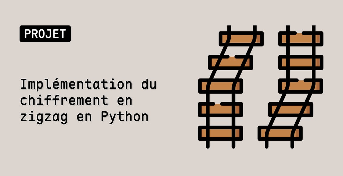 Implémentation du chiffrement en zigzag en Python