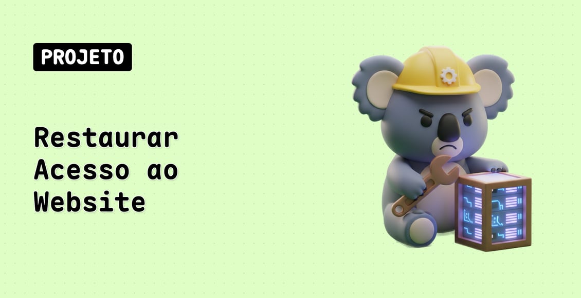 Restaurar Acesso ao Website