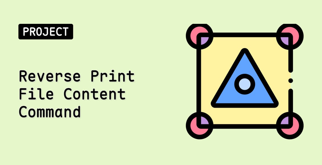 Reverse Print File Content Command