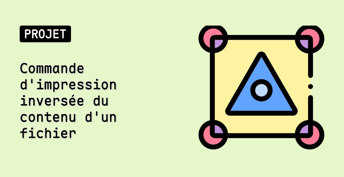 Commande d'impression inversée du contenu d'un fichier