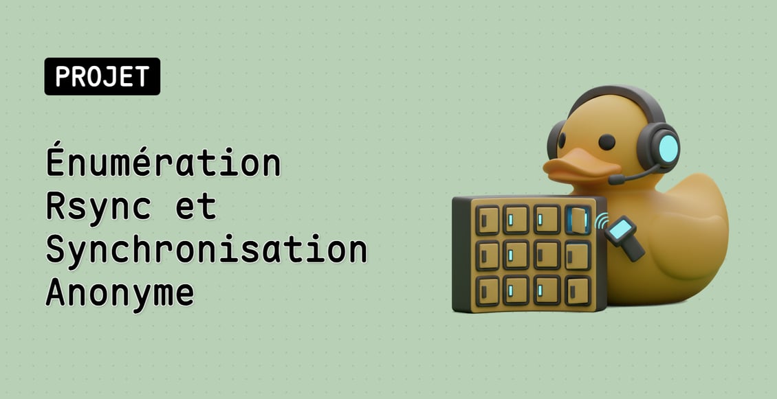 Énumération Rsync et Synchronisation Anonyme