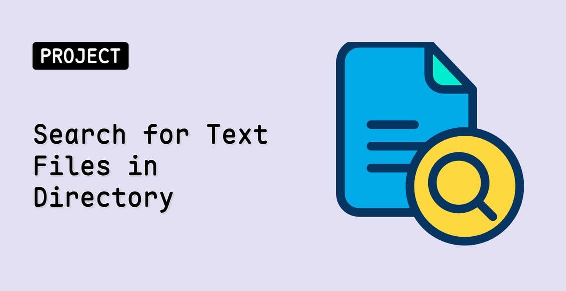 Search for Text Files in Directory