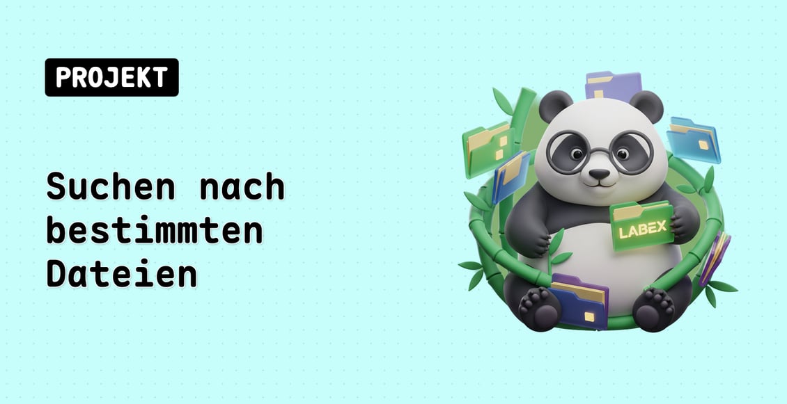 Suchen nach bestimmten Dateien