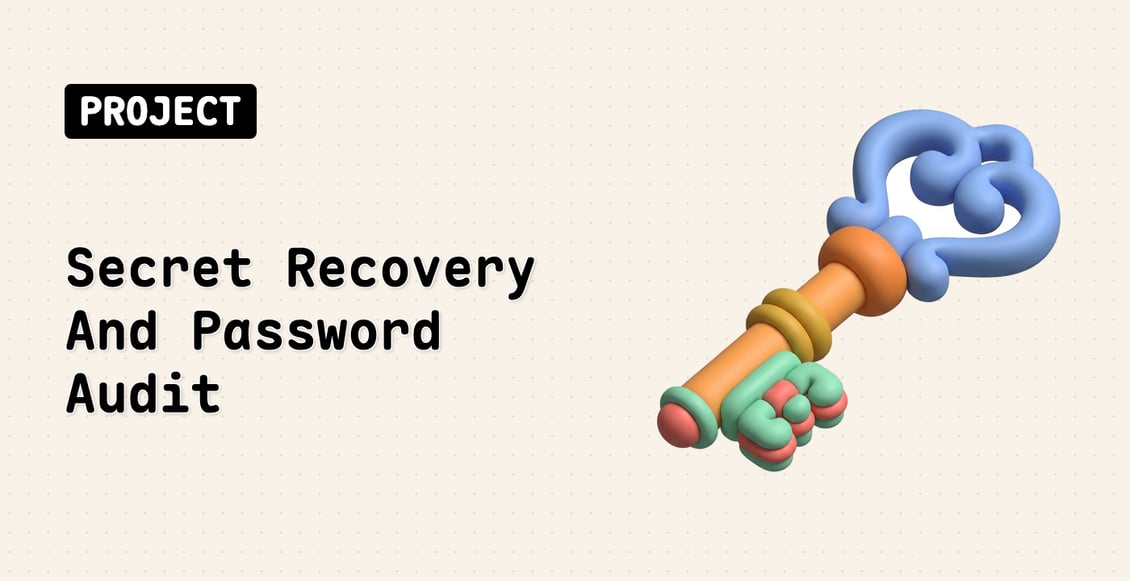 Secret Recovery And Password Audit