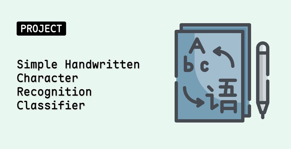 Simple Handwritten Character Recognition Classifier