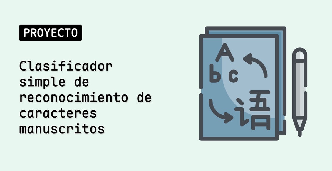 Clasificador simple de reconocimiento de caracteres manuscritos