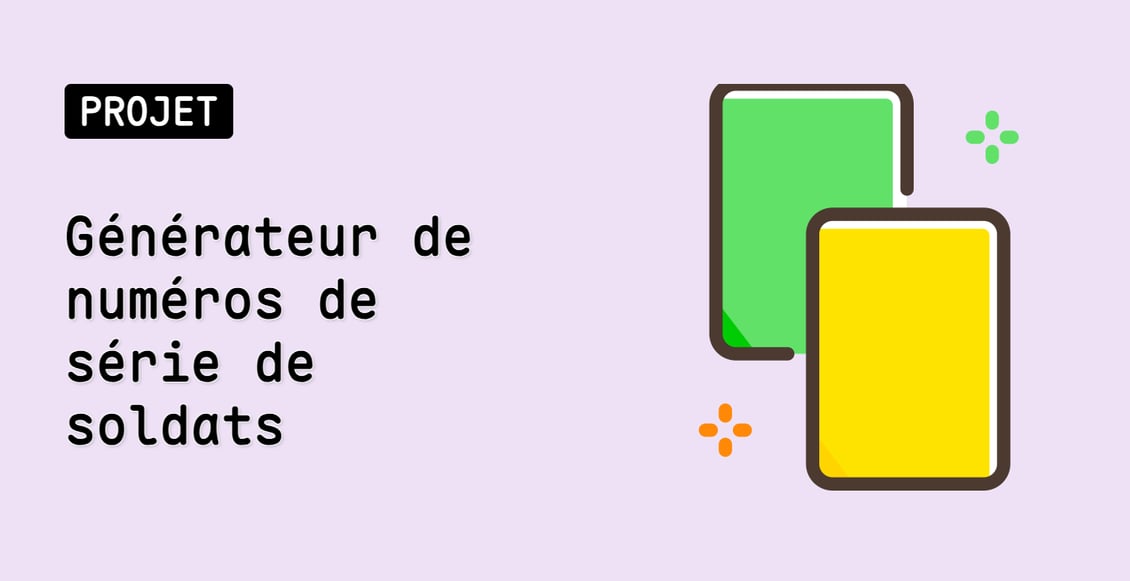 Générateur de numéros de série de soldats