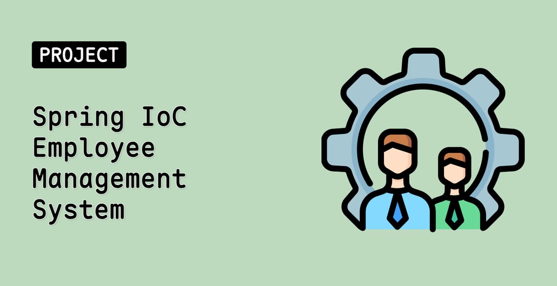 Spring IoC Employee Management System