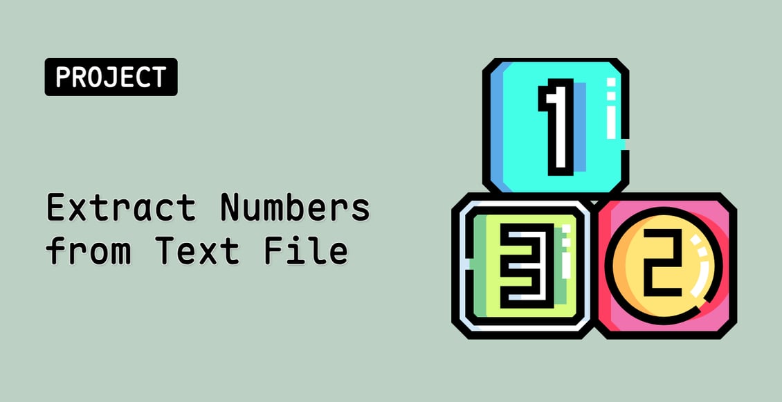 Extract Numbers from Text File