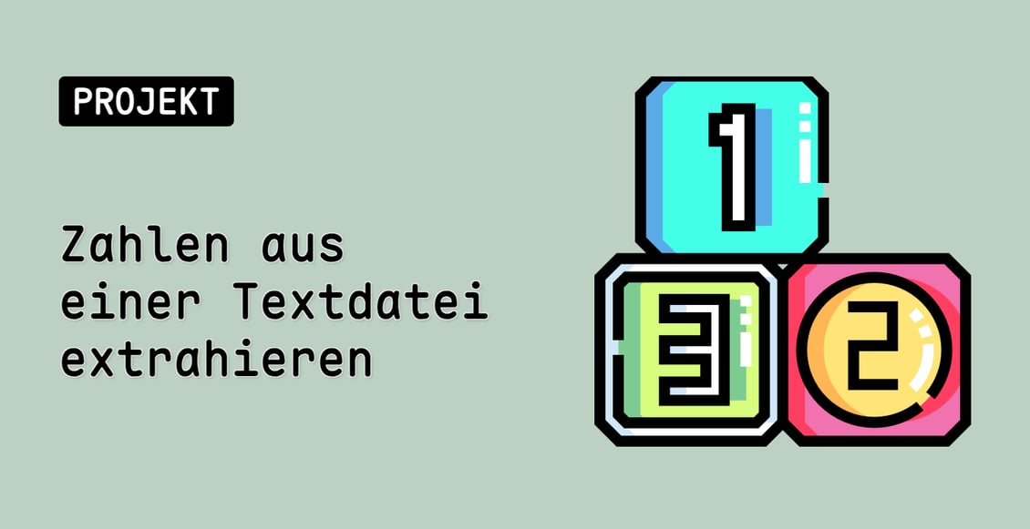 Zahlen aus einer Textdatei extrahieren