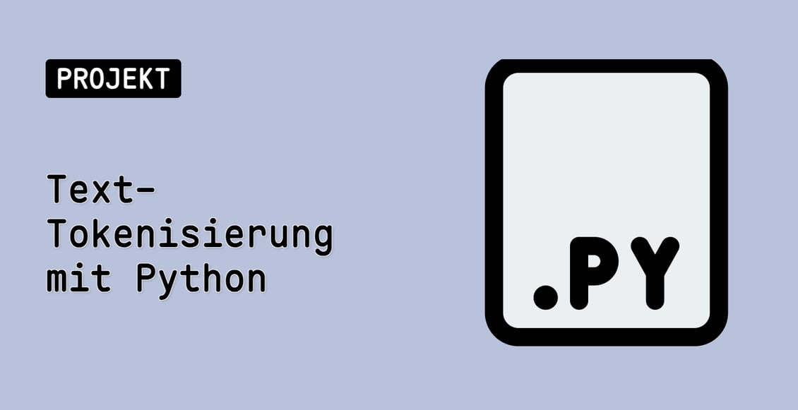 Text-Tokenisierung mit Python