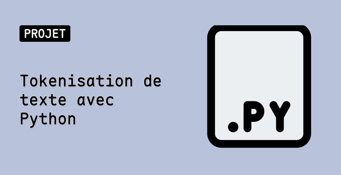 Tokenisation de texte avec Python