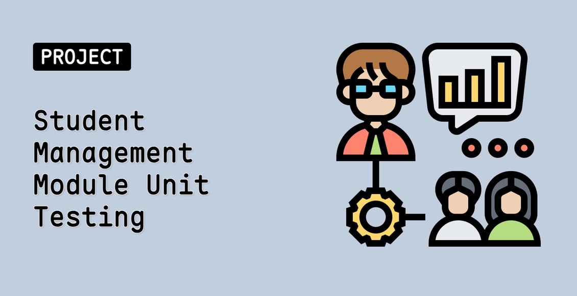 Student Management Module Unit Testing