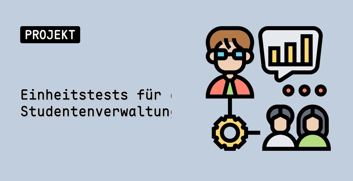 Einheitstests für das Studentenverwaltungsmodul