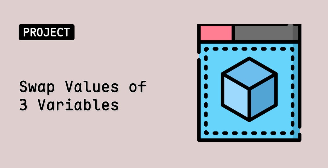 Swap Values of 3 Variables