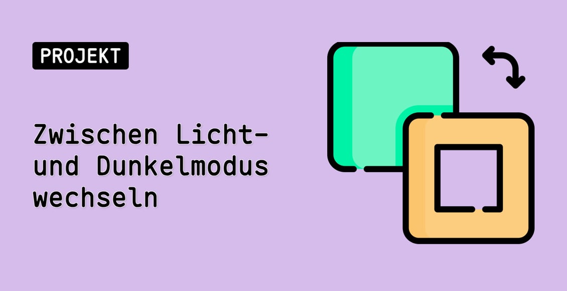 Zwischen Licht- und Dunkelmodus wechseln