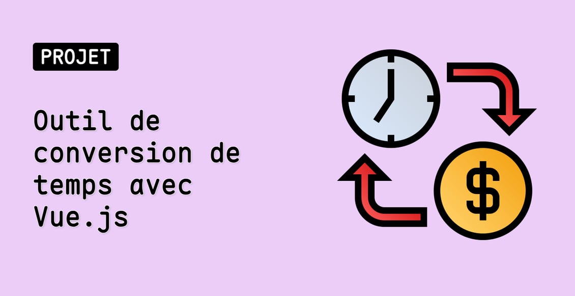 Outil de conversion de temps avec Vue.js