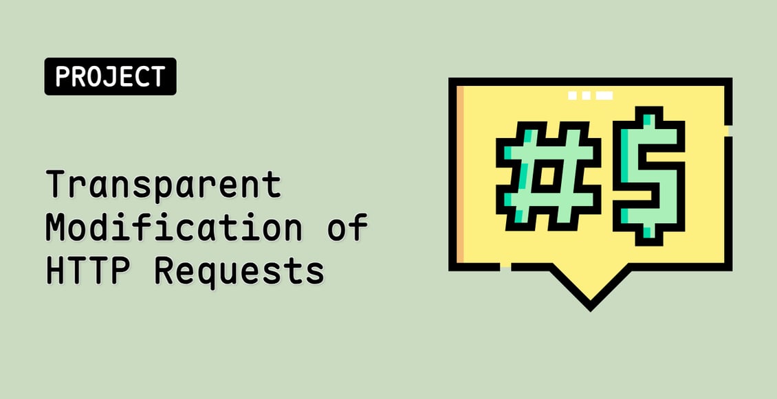 Transparent Modification of HTTP Requests