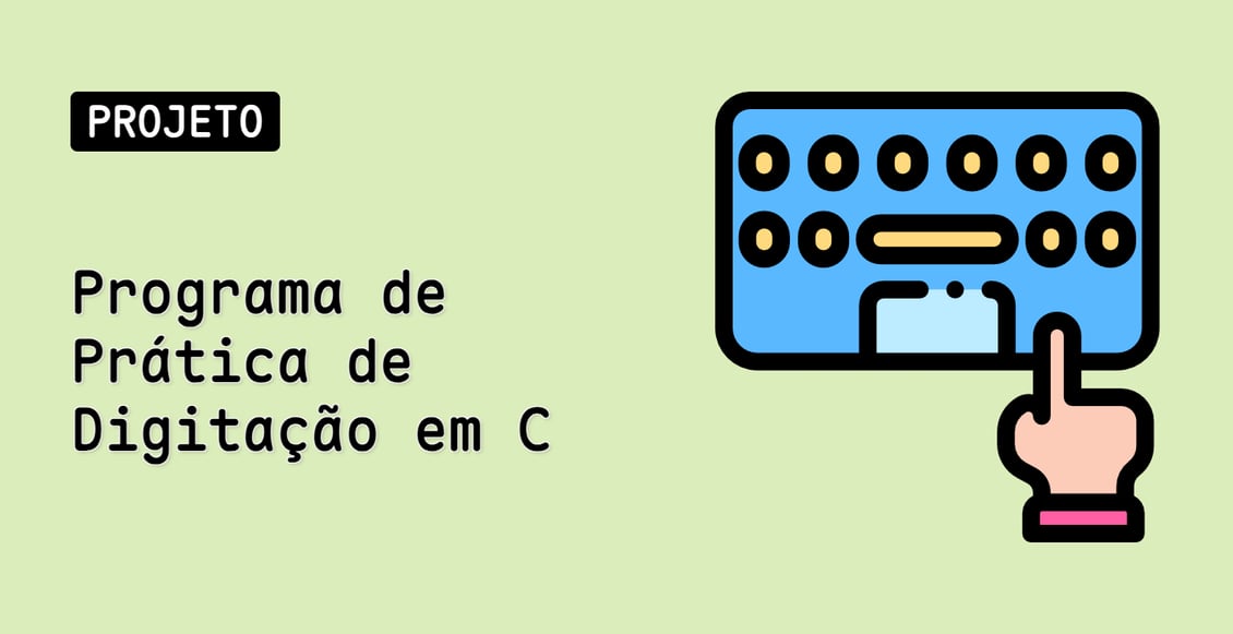 Programa de Prática de Digitação em C