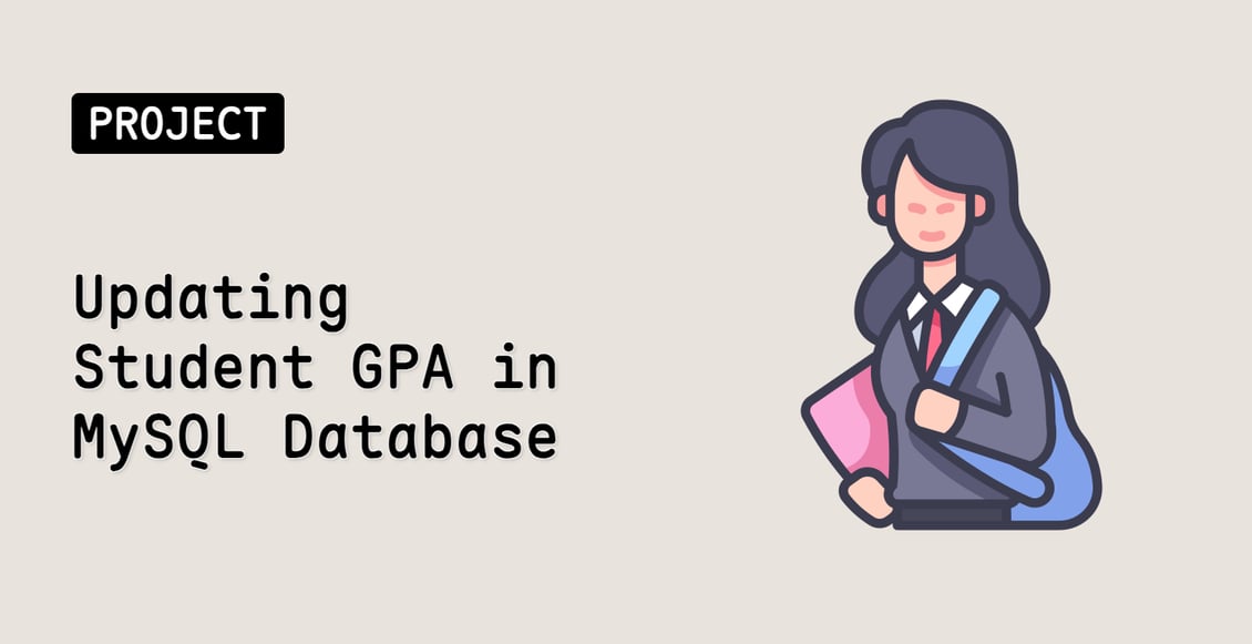 Updating Student GPA in MySQL Database